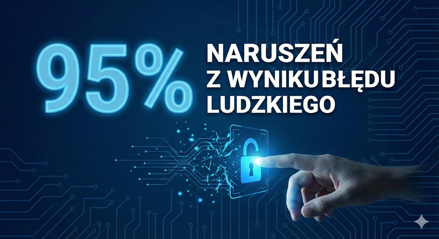 95% naruszeń cyberbezpieczeństwa jest wynikiem błędu ludzkiego